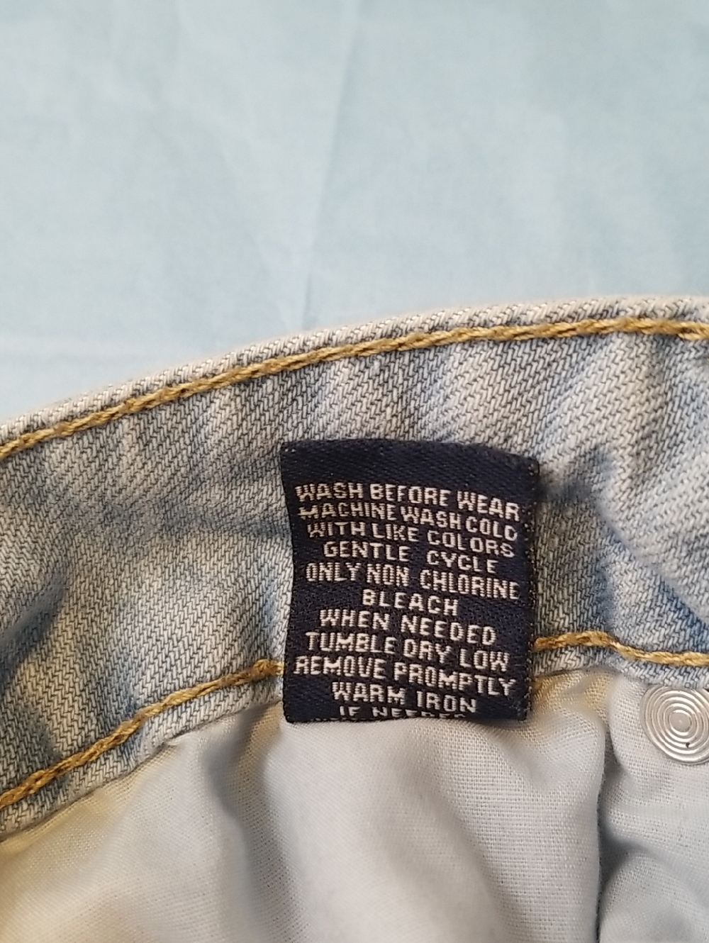 Vanilla Star Womens Jeans Light Wash Blue Size 1 EUC - Picture 5 of 5